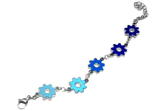 Gear Charm Bracelet