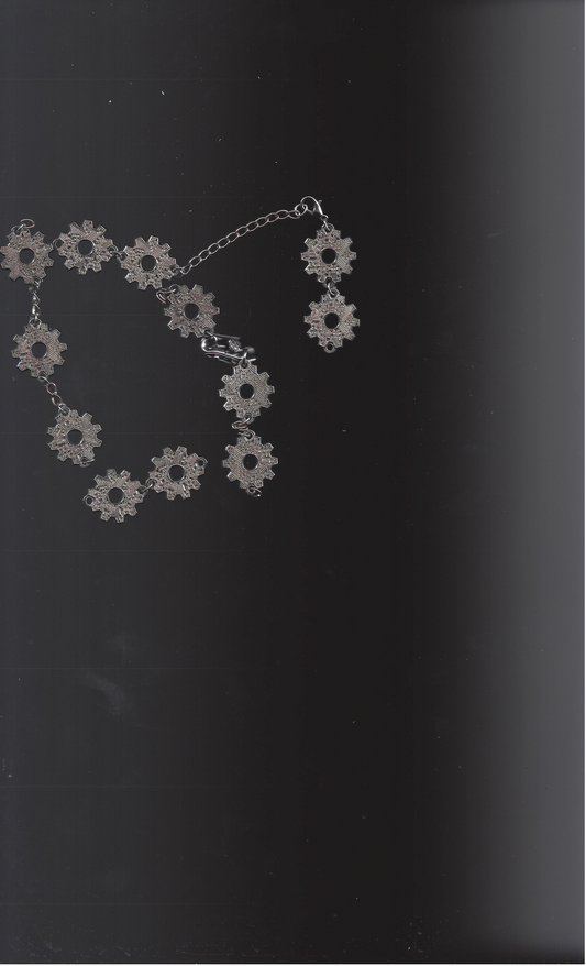 Gear Charm Bracelet (silver)