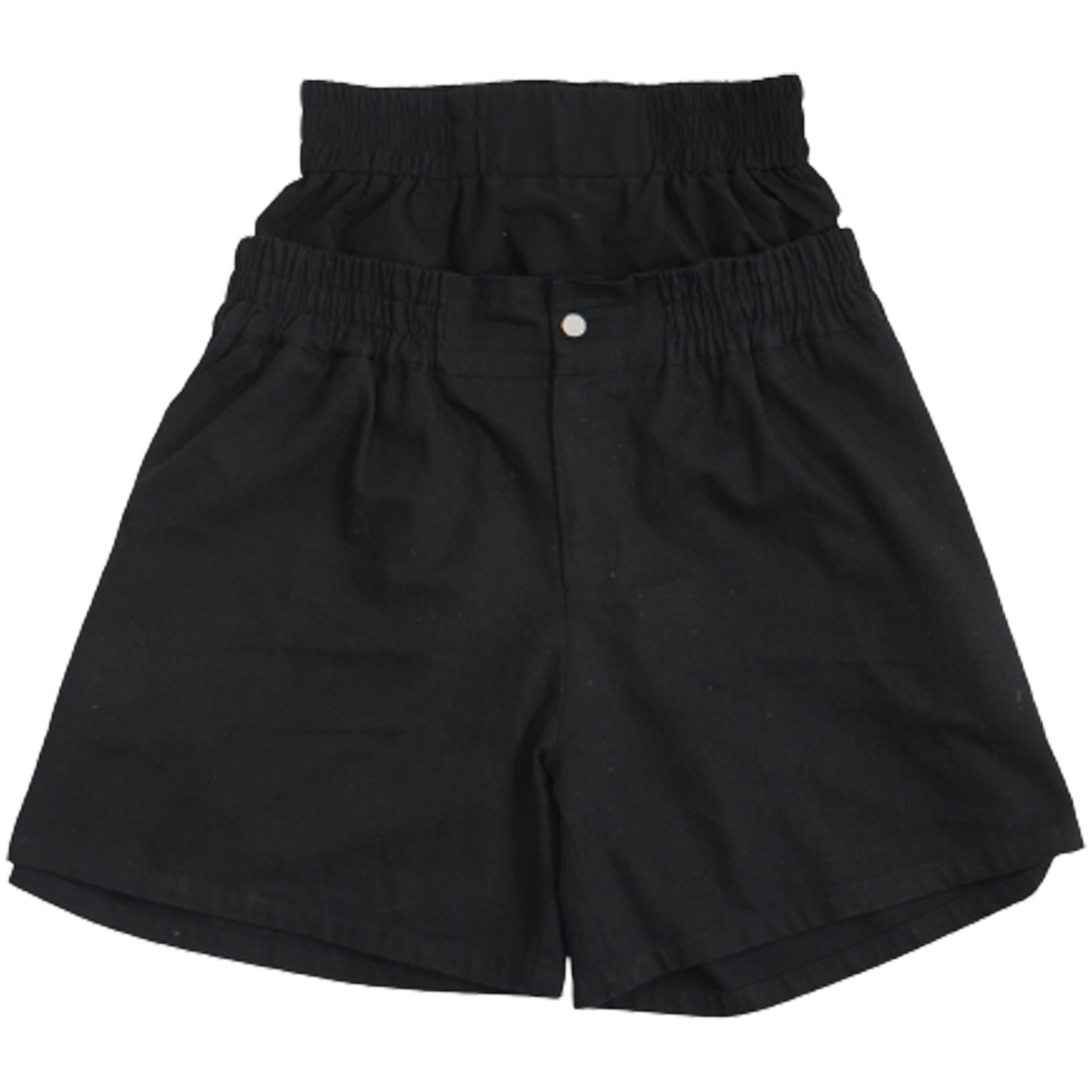 Double Waisted Shorts (Black)